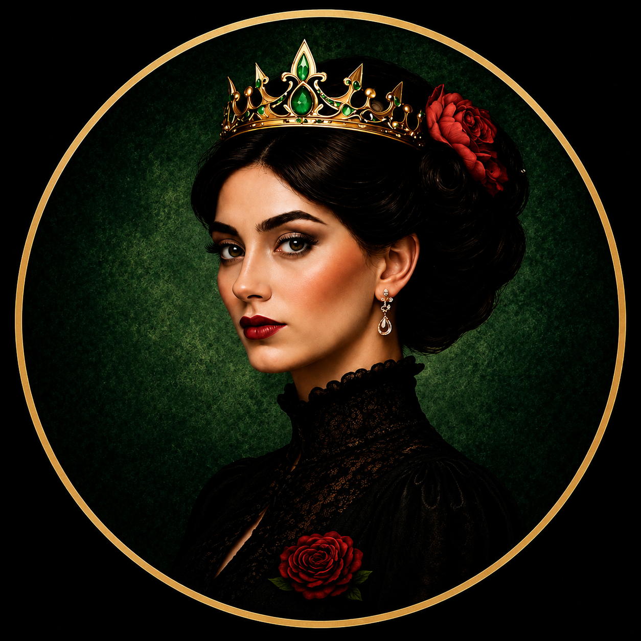 GreenQween queen fragrance logo